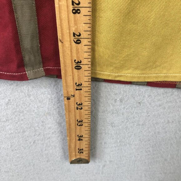 Reech by D.A.R. Skirt Womens Large Multicolor Striped Patchwork Midi Boho Cotton - Picture 5 of 15